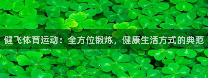 沐鸣4代理：健飞体育运动：全方位锻炼，健康生活方式的典范