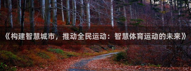 沐鸣2首页登录：《构建智慧城市，推动全民运动：智慧体育运动的未来》