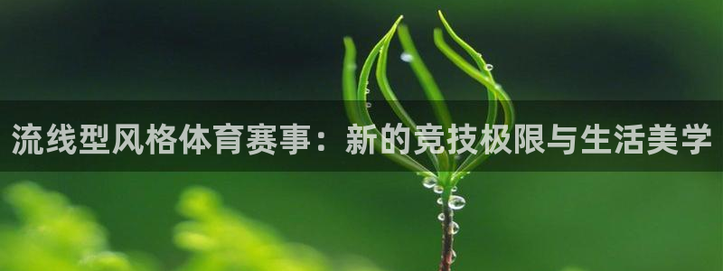 沐鸣2登录：流线型风格体育赛事：新的竞技极限与生活美学