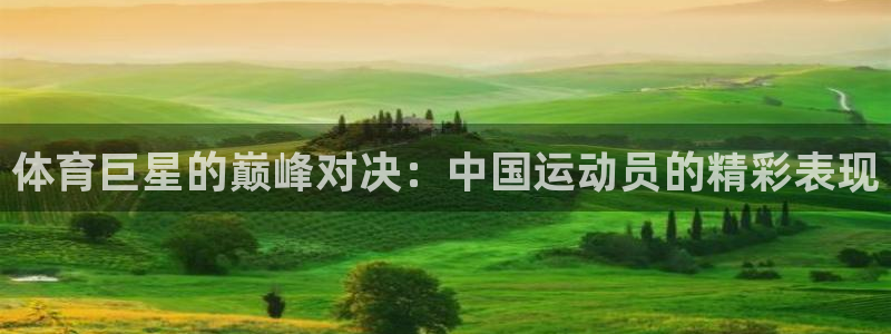 沐鸣登录网址：体育巨星的巅峰对决：中国运动员的精彩表现